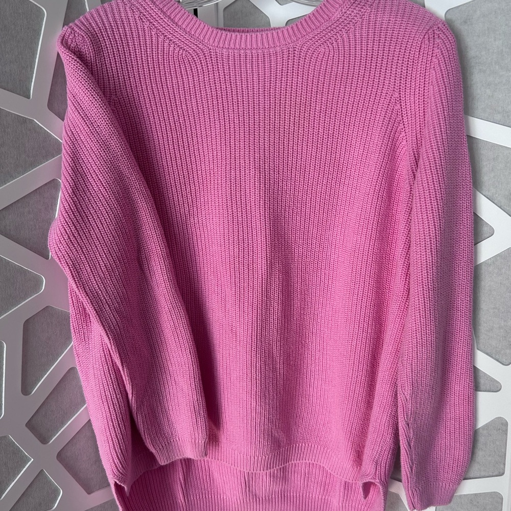 525 America Pink Crew Neck Sweater